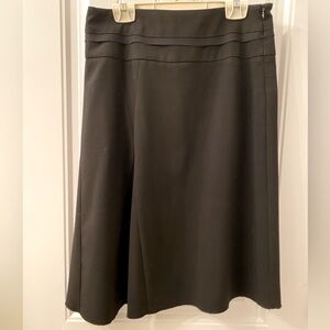 NWOT Nylon by Dec Lined Size 6 Black A-Line Skirt